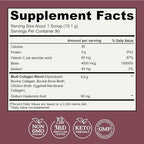 Multi Collagen Powder with Biotin, Hyaluronic Acid, Vitamin C (2lb Value Size) | Hydrolyzed Collagen Supplement (Types I, II, III, V, X). Hair, Skin, Nails for Women, Men