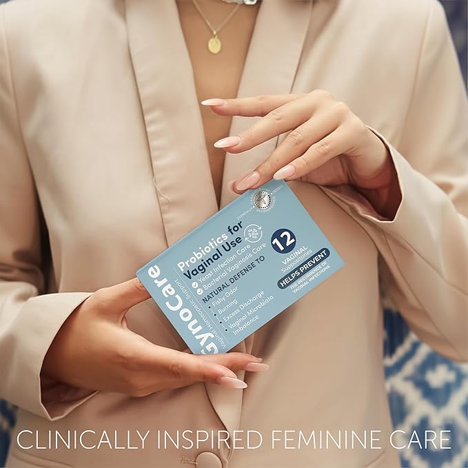 Vaginal Probiotics for Women | Boric Acid For Women | pH Balance for Women | Yeast Infection Care | Natural Defense Against Fishy Odor, Burning and Excess Discharge | 12 Vaginal Suppositories
