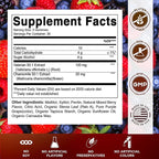 Vitamatic Valerian Root & Chamomile Gummies – Plant-Based Botanical Extract – Mixed Berry Flavor – Vegan, Non-GMO, Gluten-Free – Herbal Supplement – 60 Count (120 Count)