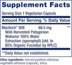Life Extension Optimized Fucoidan with Maritech® 926, Promotes Healthy Immune Function, Gluten-Free, Non-GMO, Vegetarian, 60 Capsules