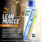 Ronnie Coleman Signature Series L-Carnitine XS 4000 Liquid, Stimulant Free, Sugar Free, Zero Carbs, Dietary Supplement for Men & Women, 16 oz (Tropical Passion Fruit)