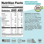 Lenny & Larry's Complete Protein Cookie, [White Chocolate Flavored Macadamia], Chewy Soft Baked, 16g Plant Protein, Vegan, Non-GMO, High Fiber, [4 Ounce]Cookie (Pack of 12)