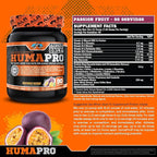 HumaPro Essential Amino Acid Formula | EAA Protein Supplement | Supports Muscle Recovery & Performance | Vegan, Gluten Free | | 90 Servings (Passion Fruit)