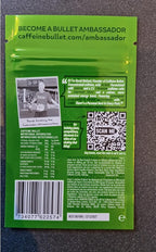160mg L-Theanine + 80mg Caffeine Chews – Mint Matcha Flavour, Increases Productivity, Mental Clarity, Alertness | 4 Packs - 16 Servings | Brain Bullet | Energy Gum & Focus Gummy Upgrade