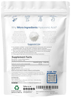 Hyaluronic Acid Serum Powder, 100 Grams | Low Molecular Weight, Cosmetics Grade | Skin Hydration and Moisture Support Supplements | Vegan, Water Soluble (Within 2 Hours)