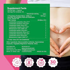 ZENZSUAL Zenbiotic Probiotics Support for Women – 25 Billion CFU, Vaginal Health & pH Balance Support, Odor & Yeast Control, Gut & Digestive Health, Urinary Comfort, Hormone Balance, 30 Vegan Capsules