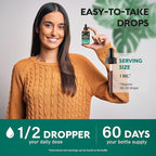 USDA Organic Lymphatic Drainage Supplement - Echinacea | Elderberry | Dandelion | Rosehip | Cleavers | Calendula | Burdock - Made in USA - Lymph System Drops - Immune Support, Cleanse & Detox, 2 fl oz