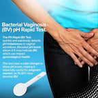 One Step Vaginal pH Bacterial Vaginosis Test Kit, 5 Test Kits, BV, Yeast Infection, Feminine Vaginal Health, pH Balance for Women, Individually Foil Wrapped