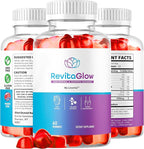 RevitaGlow Gummies - Official Revita Glow Gummy Premium Natural Skin Health Support, RevitaGlowGummies for Gut and Skin Healthy Advanced Renewal Formula Gummys, 60 Gummies for 1 Month