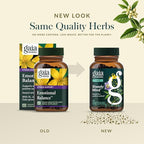 Gaia Herbs Steady Mind - Supplement Support with Herbs Traditionally Used for Stress Relief* - with St. John's Wort, Passionflower, Vervain & Oats - 60 Vegan Liquid Phyto-Capsules (60 Servings)