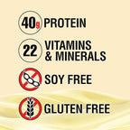 Labrada Lean Body MRP All-In-One Vanilla Meal Replacement Shake. 40g Protein Whey Blend, 8g Healthy Fats EFA's & Fiber, 22 Vitamins and Minerals, No artificial color, Gluten Free, (80 MRP Packets)