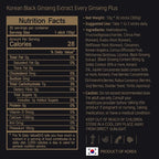 GeumHeuk Korean Black Ginseng Extract Every Ginseng Plus. 10g X 30 Stick Pouches. Immune Support, Energy Booster, Fatigue Recovery, Mental Performance. Patented Method.