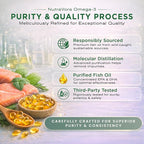 Omega 3 Fish Oil Supplements – 4,200 mg Fish Oil Per Serving – Lemon Flavor Burpless Formula – Wild-Caught, Molecularly Distilled - Non-GMO, Gluten-Free – 300 Softgels