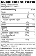 OLLY Sleep Gummy, 3 mg Melatonin, L-Theanine, Chamomile, and Lemon Balm Extracts, Blackberry Flavor, 30 Day Supply - 60 Count
