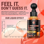 L Theanine and GABA Supplements | GABA Calming with Lemon Balm Extract, L-Theanine and Magnesium with B6 | Liquid GABA L Theanine Supplements | Stress Relief & Relaxation GABA Drops