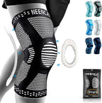 NEENCA Professional Knee Brace for Women/Men, Knee Support with Patella Pad & Side Stabilizers, Compression Knee Sleeve for Knee Joint Pain, Meniscus Tear, ACL, PCL, Runner, Workout