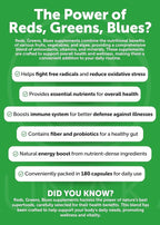 Lunakai USA Made Superfood Fruits & Veggies Supplement - All-in-One with 4 Blends & Scented Capsules, 180ct Super Veggie Capsules for Adults
