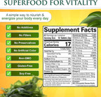 Sunlit Best - USDA Organic Spirulina Tablet - Natural Super Greens Supplements for Immune Support, Gut Health & Boost Energy Tablets with Chlorophyll, Vegan & High Protein Non GMO, 1000 Superfood Tabs