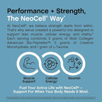 NeoCell Creatine Monohydrate Powder | 30 Servings | with Multi Collagen Peptides | Unflavored | for Women and Men
