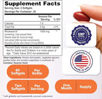 Health Thru Nutrition Acute Formula | Rhuleave-K 1,000mg Curcumin, Boswellia and Black Sesame Seed Oil | Joint and Muscle Fast Acting | Clinically Studied | Non-GMO (Pack of 60)