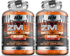 Iron Labs ZM6 Gummies for Men & Women - 2 Pack - Zinc Magnesium Gummies (200 Count, Orange Flavor, Vegan) - Magnesium Citrate and Zinc Citrate Supplements with Vitamin B6 and D3