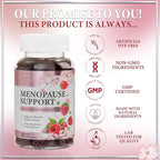 Menopause Supplements for Women Gummies - Complete Natural Mild Hot Flashes & Night Sweats Support, 16 in 1 Multi-Benefit Female Menopause Relief Gummy, Support for Balance & Energy - 60 Gummies