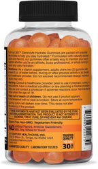 21st Century Full Fuel 365 Electrolyte Gummies, Orange Flavor, 60 Count, Daily Hydration and Electrolyte Replenishment with Potassium, Zinc, B-12, Magnesium