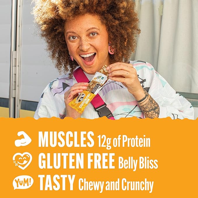 Lenny & Larry's Cookie-fied Protein Bar – Peanut Butter Chocolate Chip Vegan 9x45g – Healthy Snacks with 12g Plant Protein & 5g Fiber – Gluten Free Power Bar, Non-GMO & Vegan