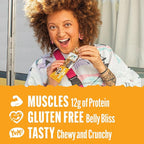 Lenny & Larry's Cookie-fied Protein Bar – Peanut Butter Chocolate Chip Vegan 9x45g – Healthy Snacks with 12g Plant Protein & 5g Fiber – Gluten Free Power Bar, Non-GMO & Vegan