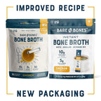 [DISCONTINUED] Chicken Bone Broth Instant Powdered Mix Packets | 5g Collagen | 10g Protein | Keto & Paleo Friendly | No Artificial Flavors | Non-GMO, Gluten-Free, Dairy-Free on-the-go 16 Pack