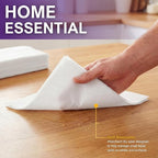 MED PRIDE Disposable Dry Wipes for Adults, Soft & Absorbent Personal Towels, Bulk 800 Count, Incontinence Care, Baby Wipes (800 Count (Pack of 1))