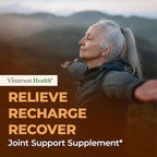 Glucosamine Chondroitin MSM Supplement – 3-in-1 Joint Supplements for Men and Women w/Glucosamine Sulfate 1500mg, Chondroitin Sulfate 1200mg & MSM 2000mg for Joint Health – FSA Eligible 150 Caps