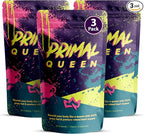 Primal Queen Female-Optimized Beef Organ Superfood Supplement (Beef Liver, Kidney, Heart, & 3 More) - 100% Grass Fed, Pasture Raised Cattle - Balance Hormones, Energy, & More for Women (Pack of 3)