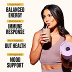 VitaHustle ONE Vegan Vanilla Protein Powder - 20g Plant Protein Meal Replacement with 86+ Superfoods & Greens, Probiotics + No Bloat Digestive Blend - Dairy Free, Gluten Free (15 Servings)