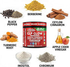 GLP1 Supplement Berberine Ceylon Cinnamon Apple Cider Vinegar Chromium Turmeric PCOS Supplements Immunity & Metabolism Support 60 Vegan Capsules by Clean Nutra