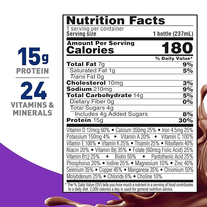 BOOST Women Balanced Nutritional Drink,Rich Chocolate,8 fl oz,(Pack of 48)