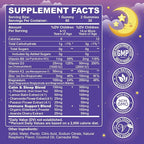Magnesium Calming Gummies for Kids 4+ & Adults, Sugar Free Magnesium Supplement with L-Theanine, Chamomile, Vitamins B6, D3, K2, Zinc for Sleep, Relaxation, Focus & Muscle Support, Raspberry Flavor