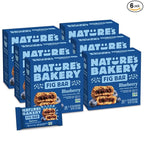 Nature’s Bakery Whole Wheat Fig Bars, Blueberry, Real Fruit, Vegan, Non-GMO, Snack bar, 6 Count (Pack of 6)