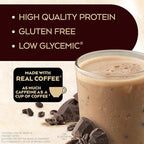 Atkins Mocha Latte Iced Coffee Protein Shake, 15g Protein, Low Glycemic, 4g Net Carb, 1g Sugar, Keto Friendly (Pack of 24)