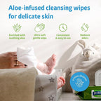 FitRight Personal Cleansing Wipes with Aloe (8x10 inch) | 600 Pieces Moisturizing Body Wipes for Adults Bathing and Incontinence Cleaning | Unscented Cloth Adult Wipes for Elderly Care