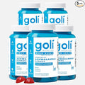 Goli Zero Sugar Ashwagandha Gummies, 60 Count Each (5 Pack, 300 Total) – with KSM-66, L-Theanine, Maca and Vitamin D - No Sugar Alcohols - Vegan, Keto-Friendly, Non-GMO