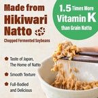 YAMASAN KYOTO UJI Japanese Natto Fermented Soybean Powder, Freeze-Dried Natto Powder, Vitamin K, Japanese Probiotic and Prebiotic Superfood – Low Sodium, Non-GMO, Vegan, Made in Japan 50g(1.76oz)