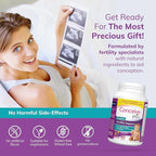 CONCEIVE PLUS Womens Fertility Support – Prenatal Multivitamin for Trying to Get Pregnant – Conception Blend, Hormonal Balance, Folate, Zinc, Thiamin, Riboflavin, Biotin – Non-GMO, Vegan – 30 Days