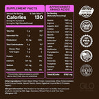 GLO Health Foods Cold Processed Whey Protein - Chocolate Flavor - 24g Protein per Serving - Whey with Digestive Enzymes & BCAAs - Supports Muscle Growth, Strength & Recovery - 2 LB (28 Servings)