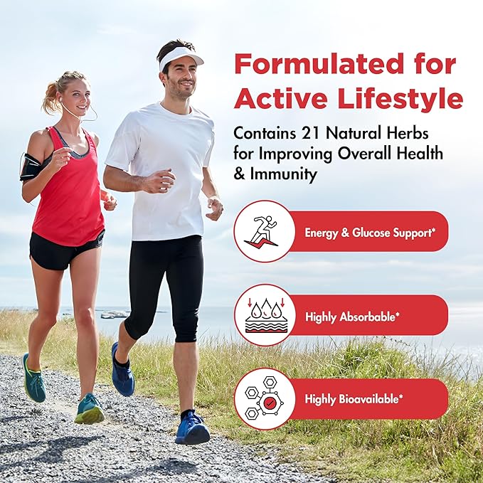 Extreme Berberine 500mg Complex with ALA, Coq10, Turmeric, Cinnamon, Bitter Melon, banaba Leaf, Korean Panax, Royal Jelly, and 21 Herbs for Healthy Blood Sugar Support and Overall Health and Immunity