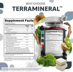 Terramineral Shilajit Gummies with Irish Sea Moss Tongkat Ali Ashwagandha Lion's Mane MACA Panax Ginseng Rhodiola & Cordyceps by Clean Nutra (1)