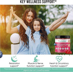 Adndale 180 CT Magnesium Glycinate Gummies 400 mg/Serv with Ashwagandha, Magnesium Malate & Taurate, Sugar Free Chews for Adults & Kids