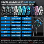 NEENCA Knee Braces for Knee Pain Relief, Compression Knee Sleeves with Patella Gel Pad & Side Stabilizers, Knee Support for Weightlifting, Running, Workout, Arthritis, Meniscus Tear, Men Women. ACE-53