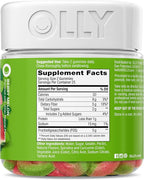 OLLY Fiber Gummy Rings, 5g Prebiotic Fiber, FOS (Fructo-oligosaccharides), Digestive Support, Berry Melon 50ct