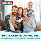 Zinc Gummies - Zinc Picolinate 50mg, Sugar Free, Highly Absorbable Zinc Picolinate Supplement for Kids & Adults, Support Growth, Immune Function, Skin Health, 60 Gummies